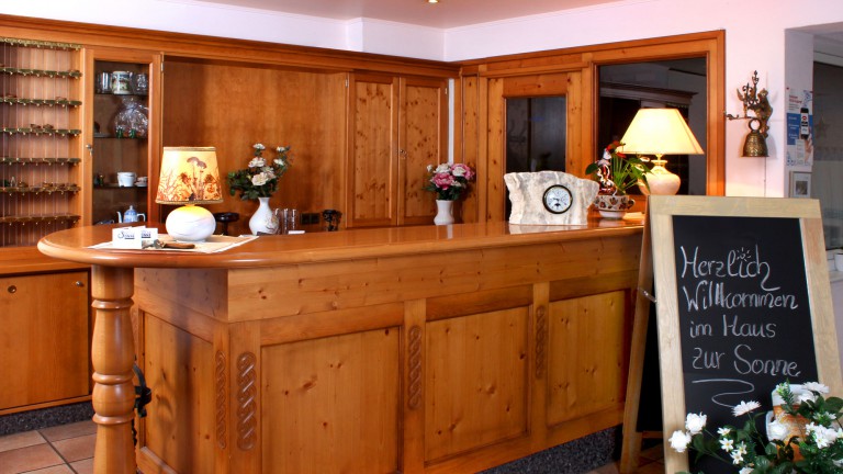 Receptie - Haus Zur Sonne