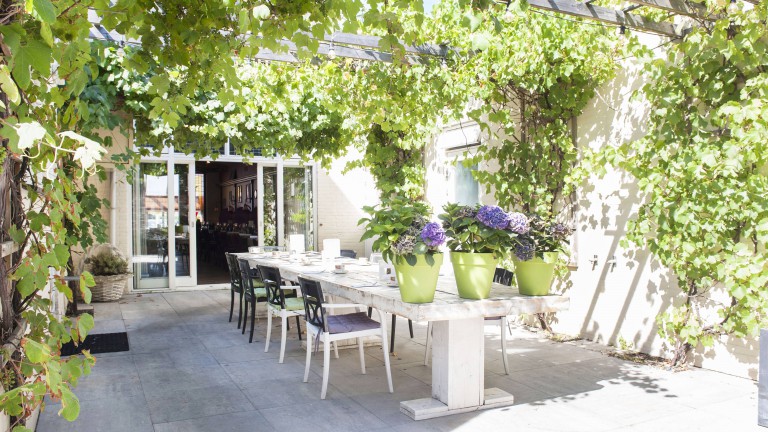 Binnentuin - Hotel Restaurant Victoria - Bergen aan Zee