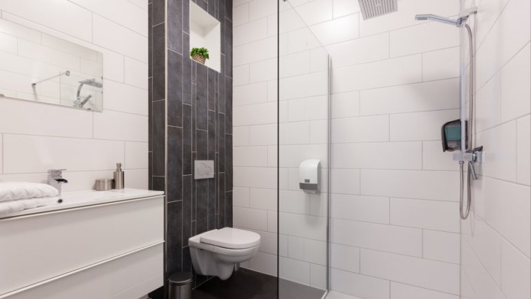 Badkamer - bed and breakfast Riekelt