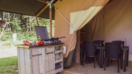Mobile Küche - Vodatent Camping Les Bouleaux Mobile Küche - Vodatent Camping Les Bouleaux