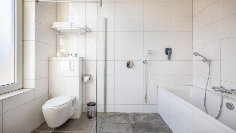Badezimmer - Hotel Milano Rotterdam