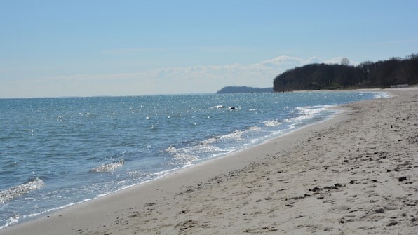 Strand - Reethäuser auf Rügen