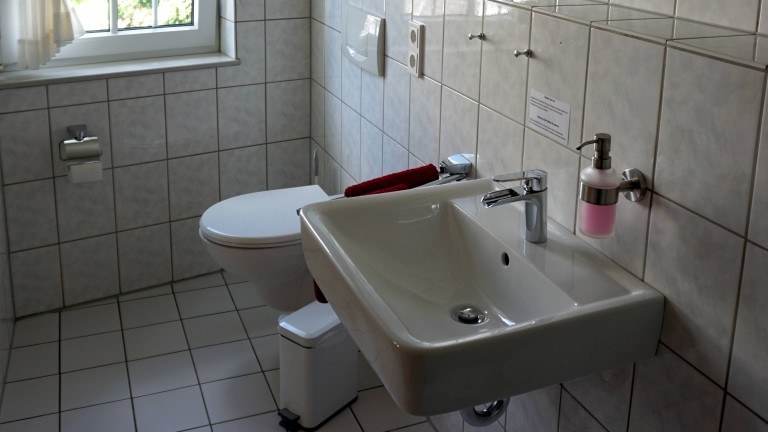 Badkamer- Gästehaus Kiebel