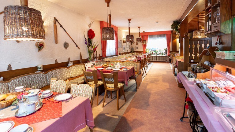Ontbijtruimte - Hotel Silberdistel