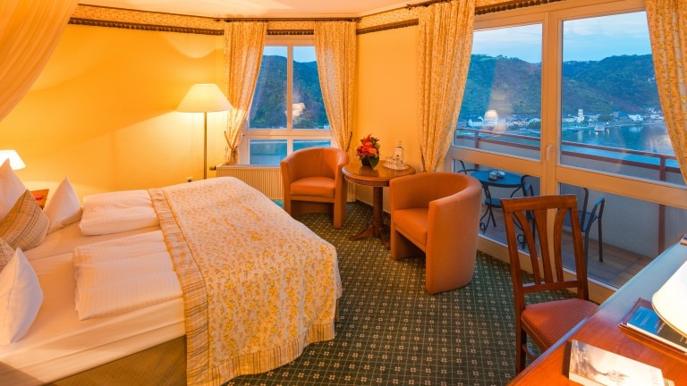 Deluxe kamer - Hotel Schloss Rheinfels