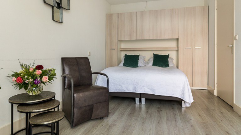Slaapkamer Studio begane grond - Appartementen Parkzicht