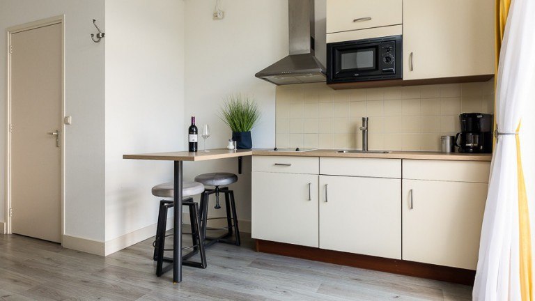 Keuken Studio begane grond - Appartementen Parkzicht