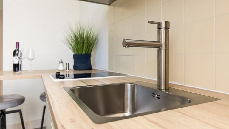Keuken Studio begane grond - Appartementen Parkzicht