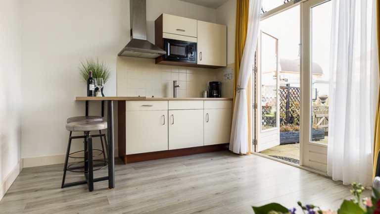Keuken Studio begane grond - Appartementen Parkzicht