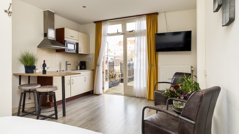 Keuken Studio begane grond - Appartementen Parkzicht