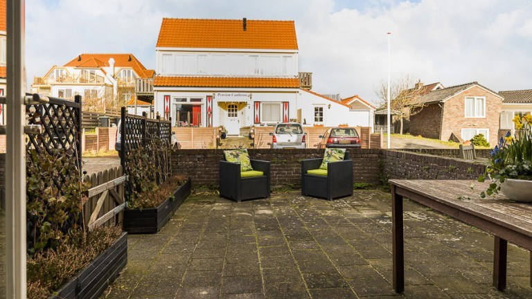 Terras Studio begane grond - Appartementen Parkzicht