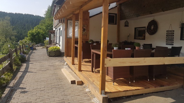 Terras - Landgasthof Nesselbach