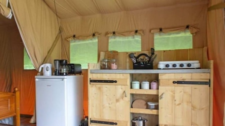 Küche - Vodatent Camping Dal van de Mosbeek