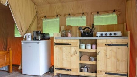 Keuken - Vodatent Camping de Vuurkuil