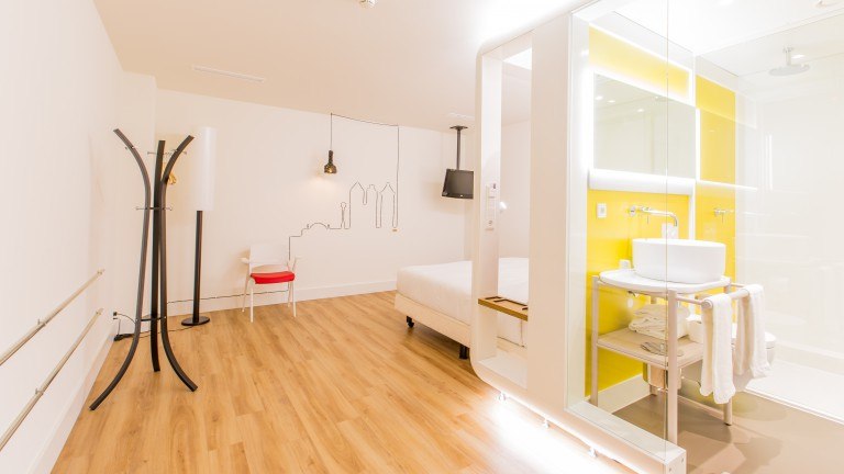 Kamer zonder raam - Qbic Hotel WTC Amsterdam