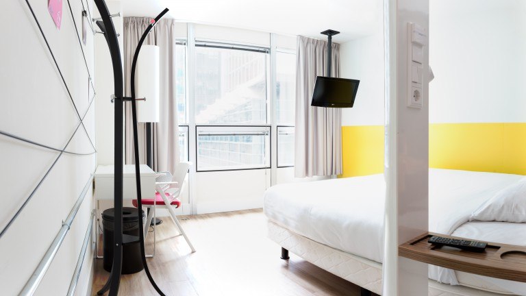 Grote kamer - Qbic Hotel WTC Amsterdam