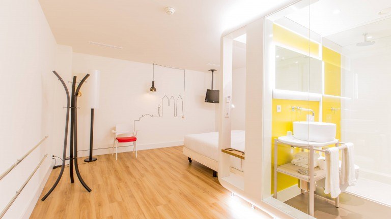 Kamer zonder raam - Qbic Hotel WTC Amsterdam