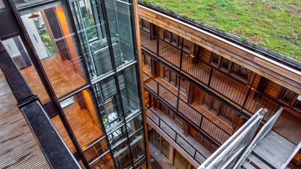 Ansicht von oben - Hotel van de Vijsel