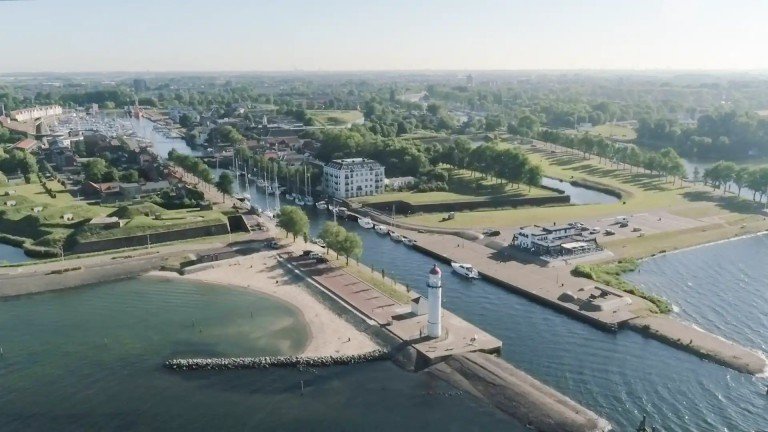 Luftaufnahme - EuroParcs Resort Poort von Zeeland
