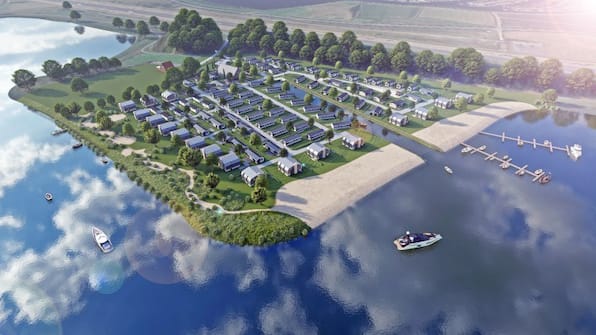 Luchtfoto - EuroParcs Resort De Kraaijenbergse Plassen