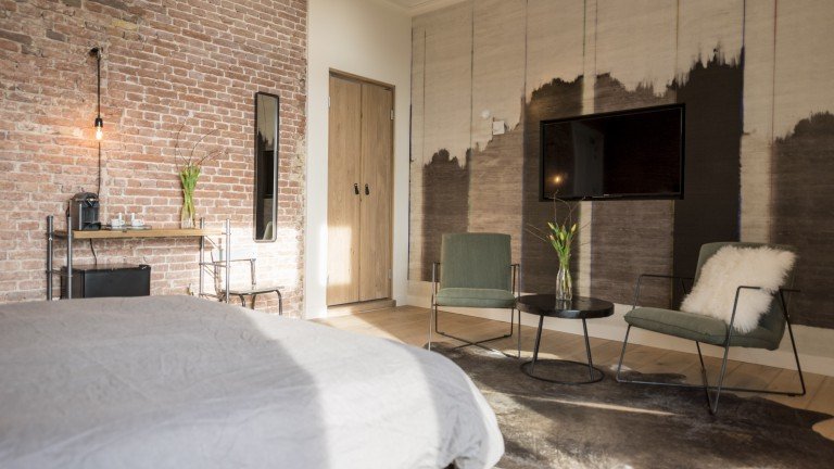 Deluxe kamer met zeezicht - Loods Logement