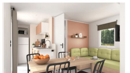 Woonkamer - Camping de Vinkenkamp Woonkamer - Camping de Vinkenkamp