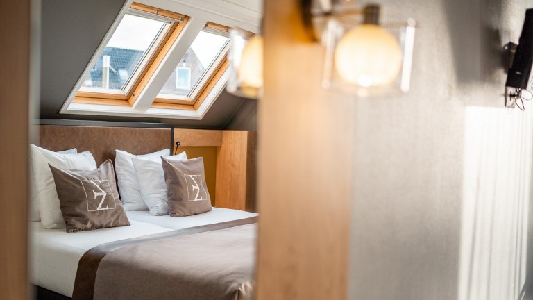 Zimmer mit Meerblick mit Balkon - Hotel Zeezicht Vlieland