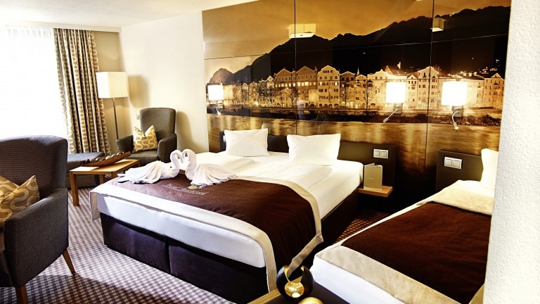 Driepersoonskamer - Hotel Das Innsbruck