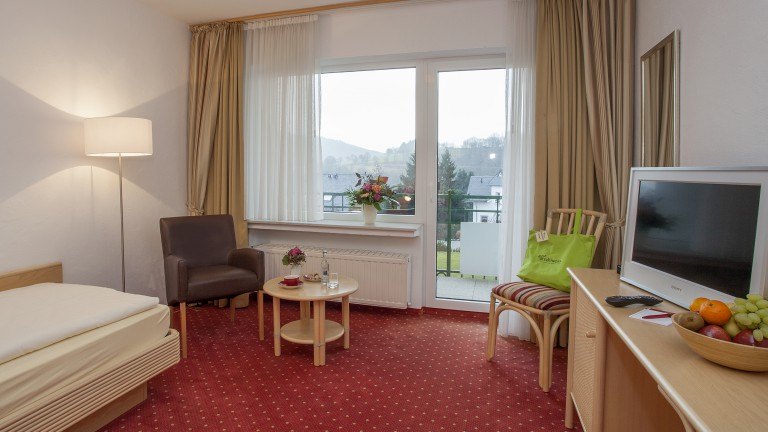 Eenpersoonskamer - Hotel Edelweiss