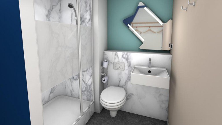 Doppelzimmer – ibis Budget Amsterdam Stadt Süd