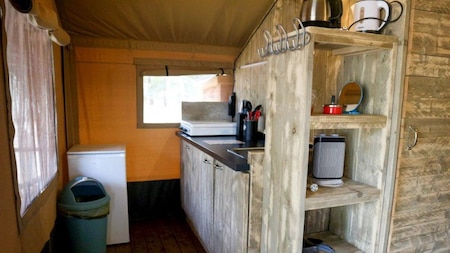 Küche - Vodatent Camping de Meibeek