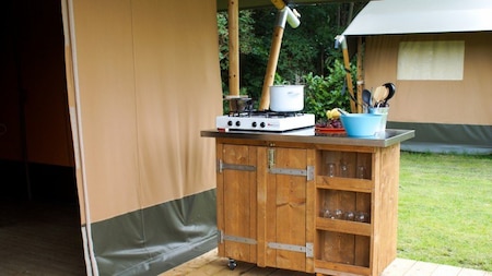 Mobile Küche - Vodatent Camping de Meibeek