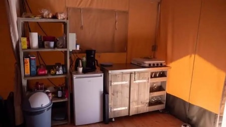 Verrijdbare keuken - Vodatent Familiepark de Vechtvallei