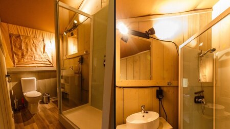 Badkamer - Vodatent Familiepark de Vechtvallei