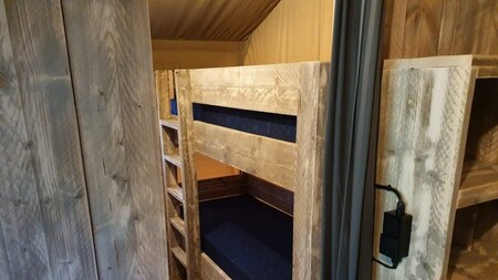 Slaapkamer - Vodatent - Camping het Horstmannsbos