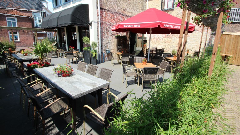 Terras - Hotel Stadsherberg Sneek