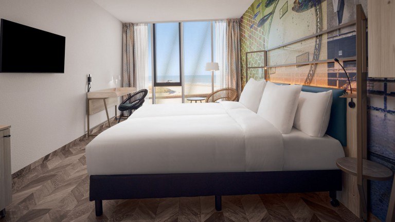 Sea View Twin kamer - Inntel Hotels Den Haag Marina Beach