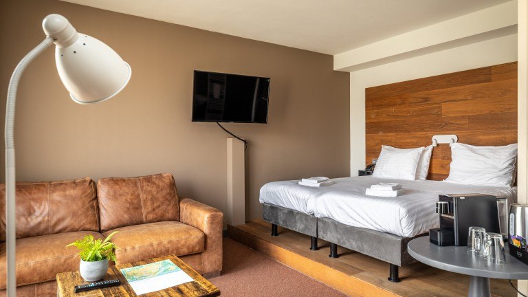 Grote tweepersoonskamer - Stadshotel Doesburg