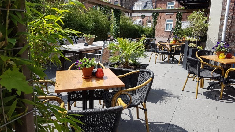 Terras - Hotel Stadsherberg Sneek