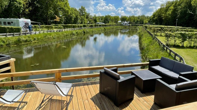 Uitzicht Fish Cabin - Papillon Country Resort