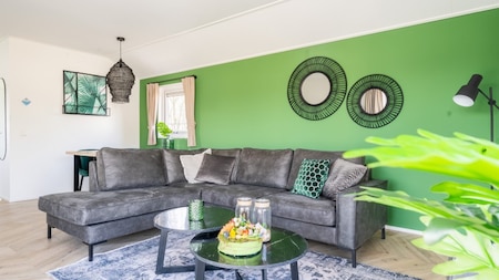 Woonkamer - Vakantiepark Aan de Maas Woonkamer - Vakantiepark Aan de Maas