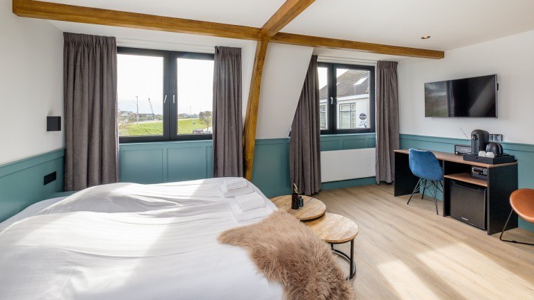 Double room luxe harbour view - Hotel Brasserie Smits