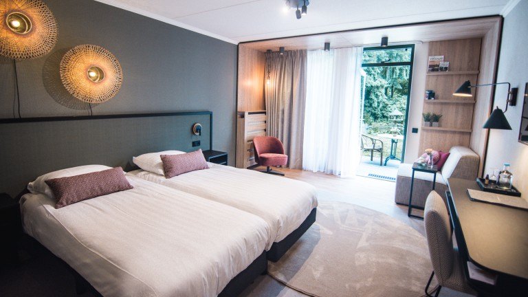 Deluxe kamer met terras - Witte Berken Natuurhotel