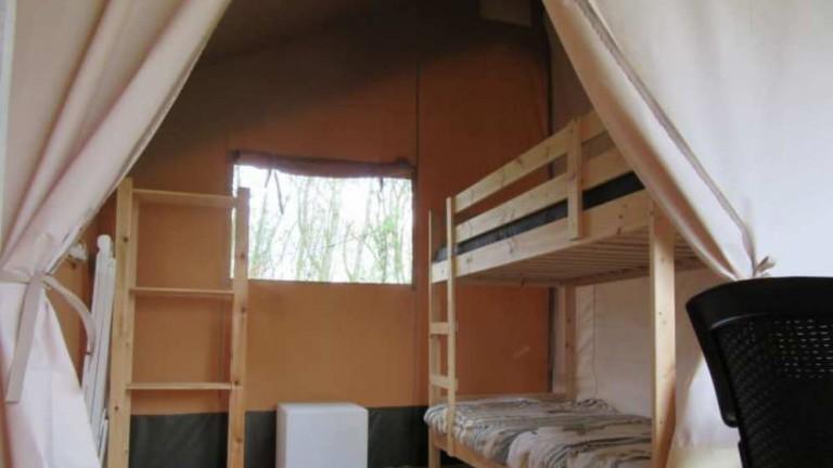 Slaapcabine - Vodatent Boerencamping Swarthoeve