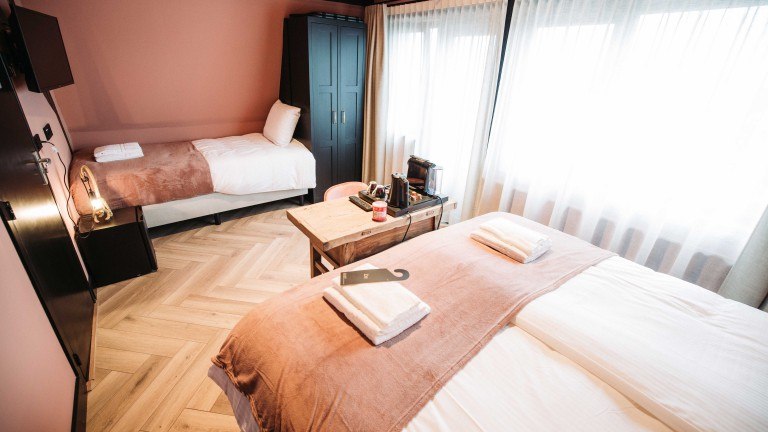 Deluxe driepersoonskamer met privé balkon - Boutique Hotel Lupo