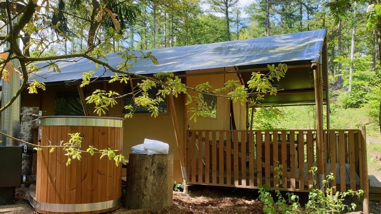 Lodgetent Wellness XL - Buitenplaats Beekhuizen