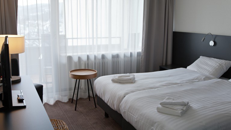 Comfort kamer bergzijde met balkon - Hotel AM Fang