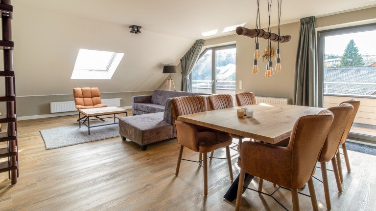 Penthouse - UplandParcs Bergblick