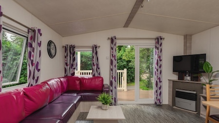 Woonkamer - Vakantiepark Mölke Woonkamer - Vakantiepark Mölke