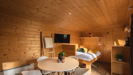 Woonkamer - Vakantiepark Mölke Woonkamer - Vakantiepark Mölke